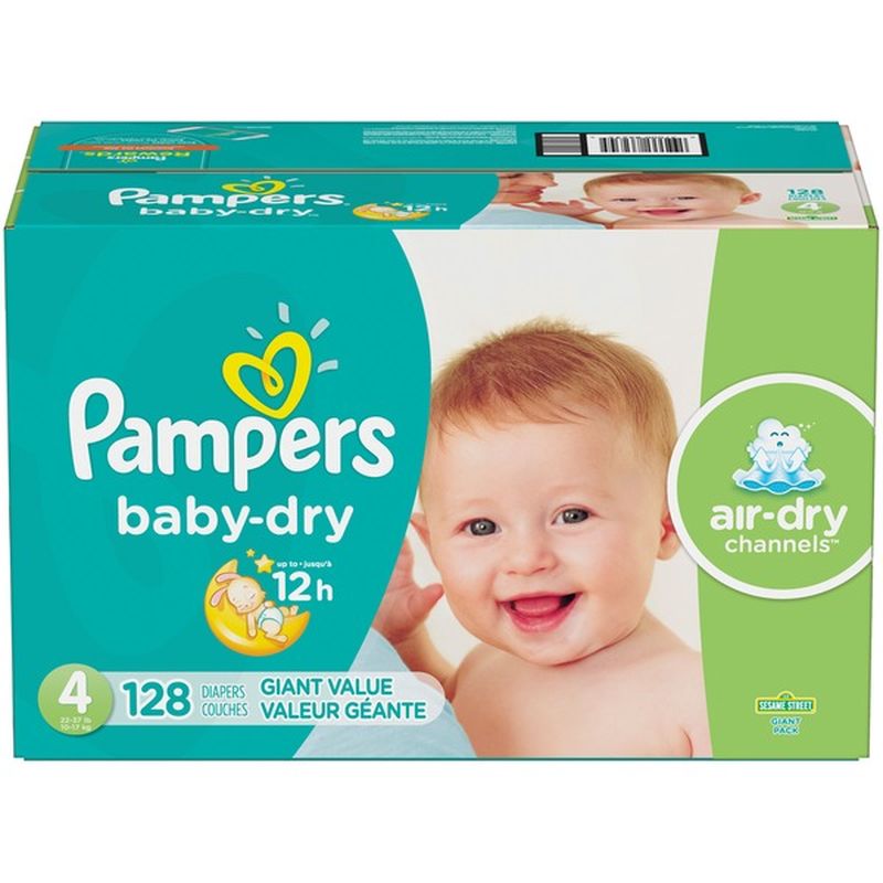 pampers baby diapers large
