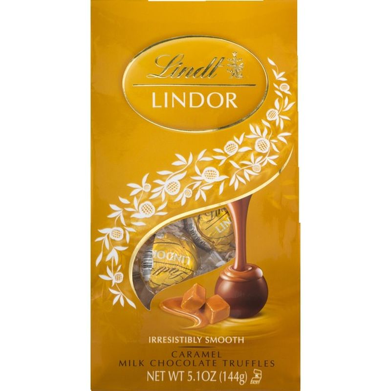 Lindt LINDOR Caramel Milk Chocolate Truffles (5.1 oz) from Fred Meyer ...