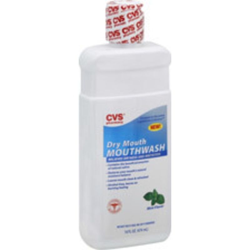 CVS Dry Mouth Mouthwash Mint (16 oz) from CVS Pharmacy® Instacart