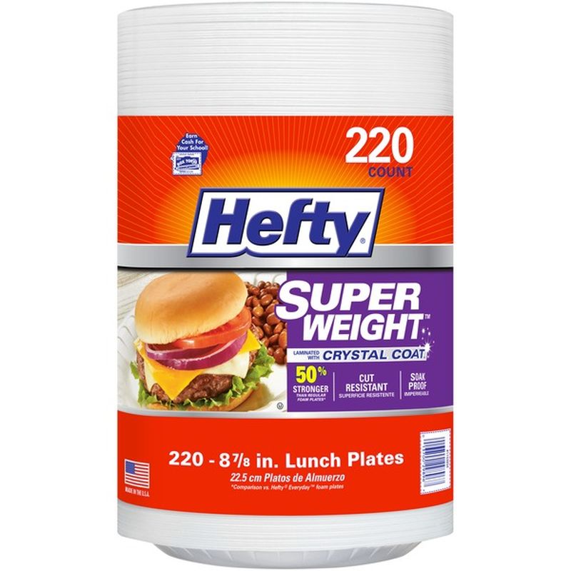 Hefty 8 7/8 in. Lunch Plates (220 ct) from Costco Instacart