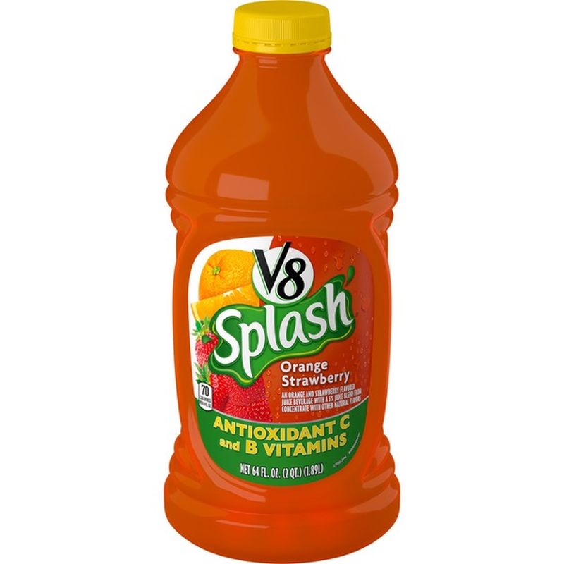 V8® Splash® Orange Strawberry Juice Drink (64 fl oz) Instacart