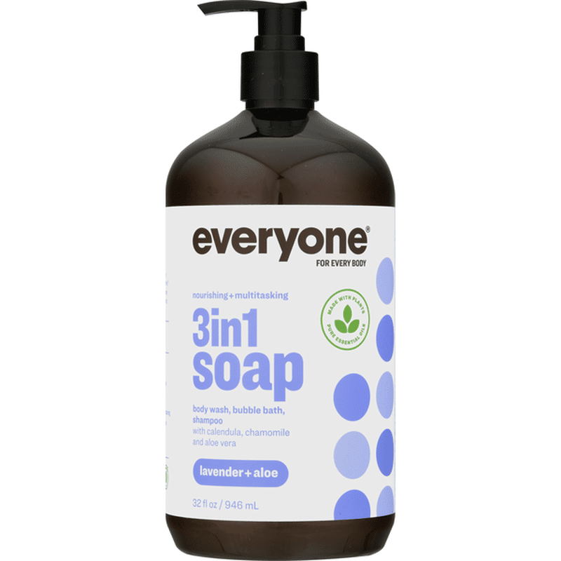 Everyone Soap, 3in1, Lavander + Aloe (32 fl oz) Instacart
