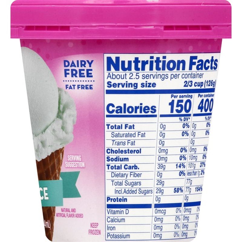 Baskin Robbins Ice Cream, Daiquiri Ice (14 oz) Instacart