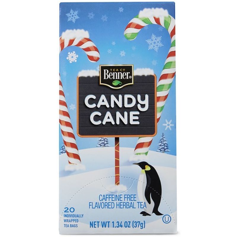 Benner Holiday Candy Cane Tea Bags 20 Ct Instacart