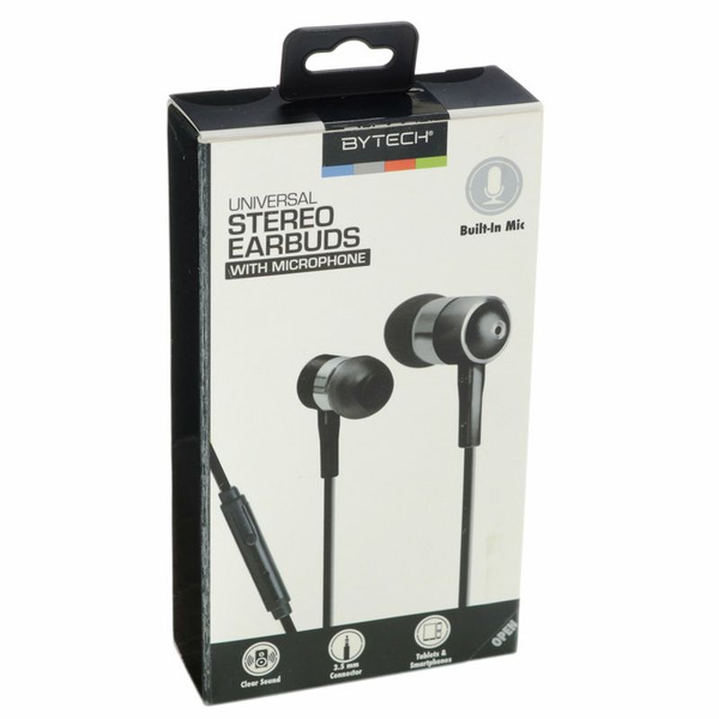Bytech Black Headphones With Microphone