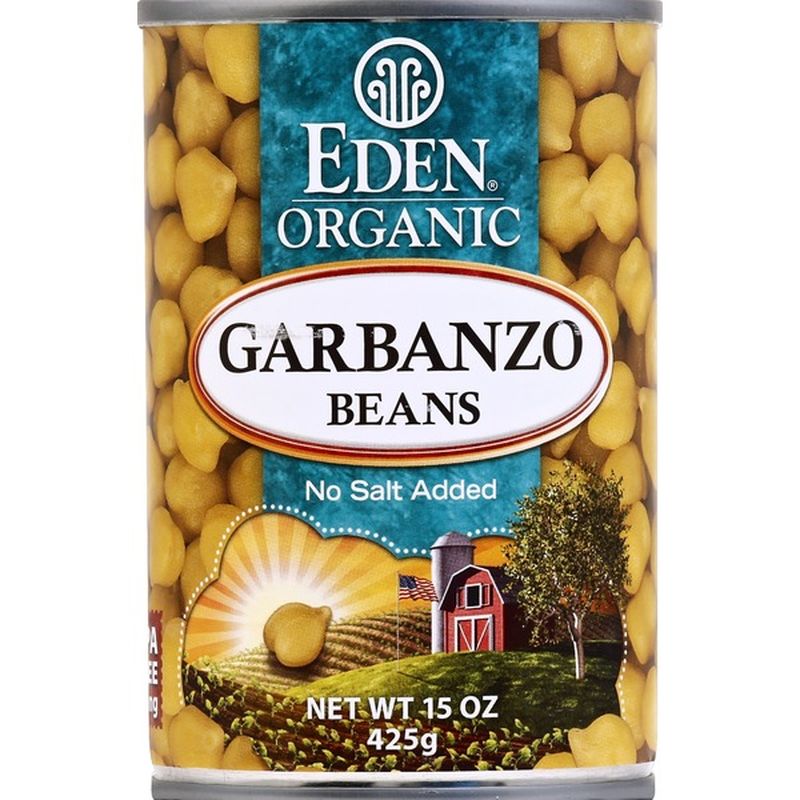 Eden Foods Organic Garbanzo Beans, No Salt Added (15 oz) from DeCicco