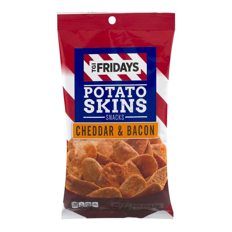 TGI Fridays Potato Skins Snacks Cheddar & Bacon (4 oz) - Instacart