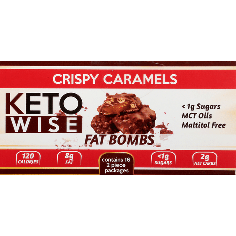 Keto Wise Fat Bombs, Crispy Caramel (16 each) Instacart
