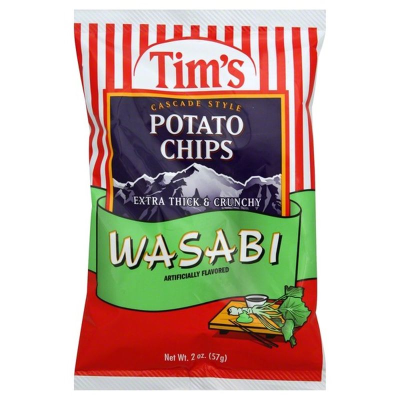 Tims Potato Chips, Cascade Style, Wasabi (2 oz) Instacart