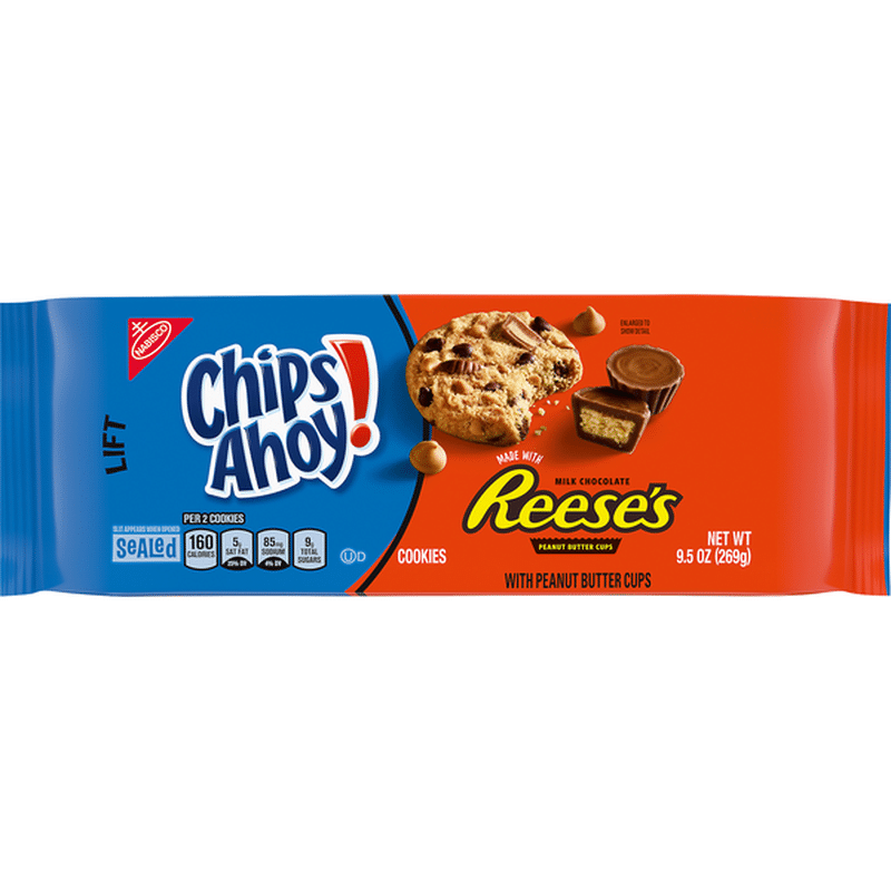 Chips Ahoy! Reese’s Peanut Butter Cup Cookies (9.5 oz) Instacart