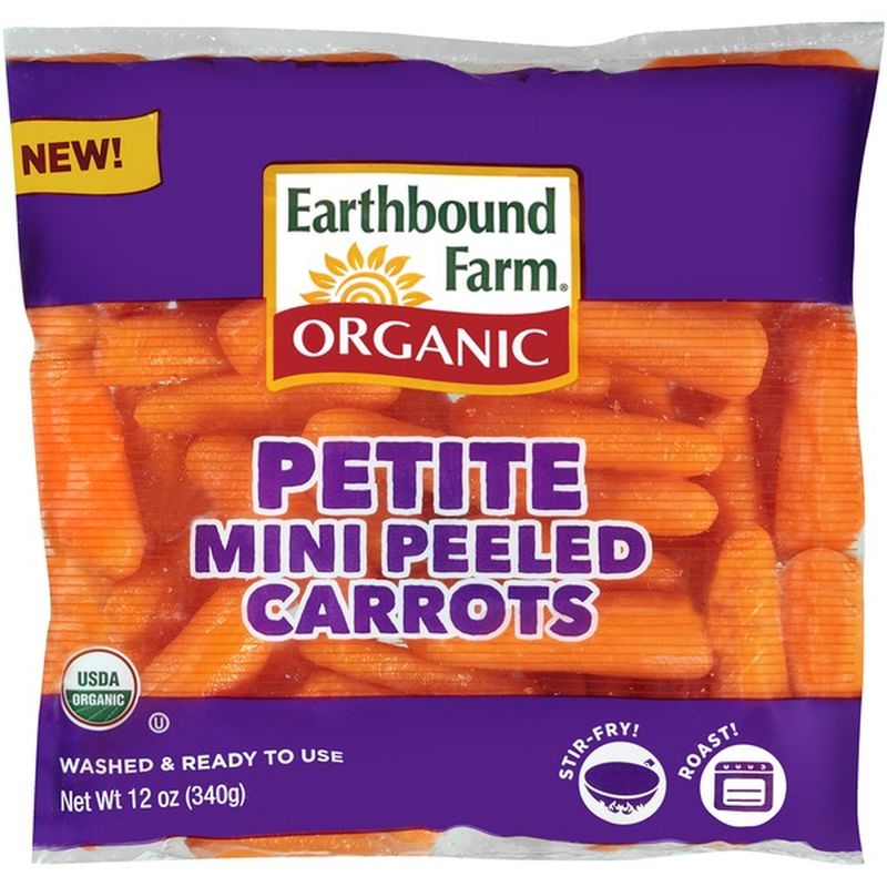Organic Petite Mini Peeled Carrots (12 oz bag) Instacart