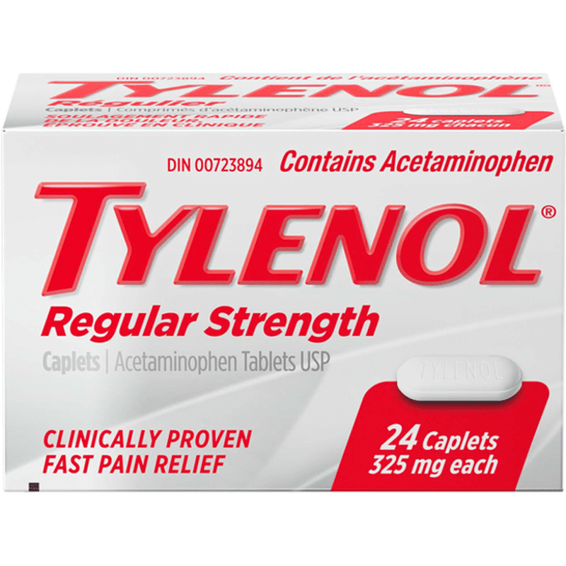 Tylenol 325 Mg Adult Caplets (24 ct) Instacart