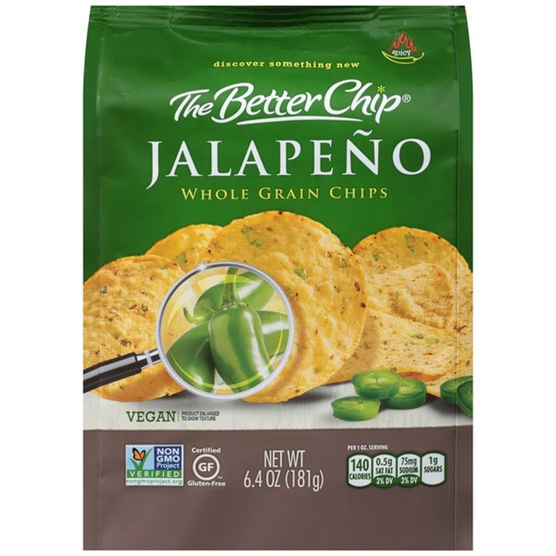 The Better Chip Whole Grain Chips, Jalapeno (6.4 oz) from Lunardi’s