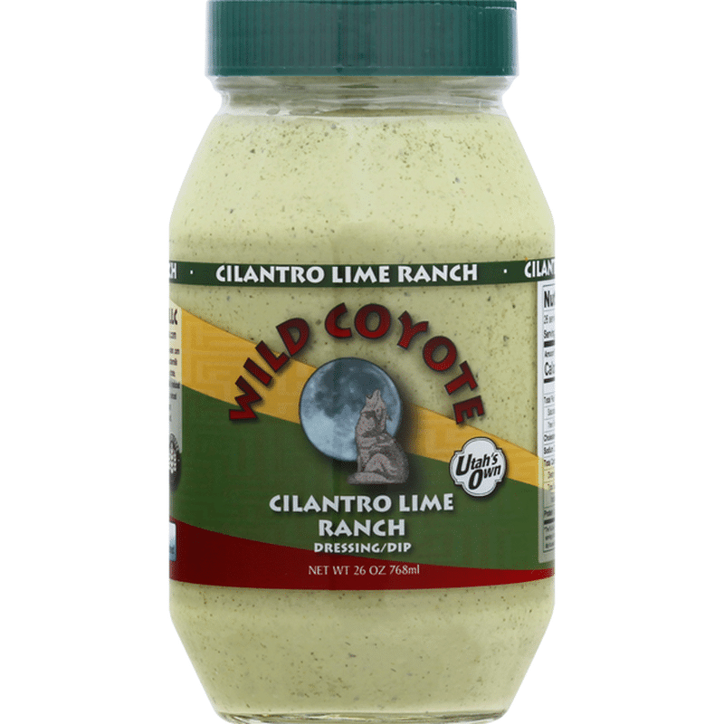 Wild Coyote Dressing/Dip, Cilantro Lime Ranch (26 oz) Instacart