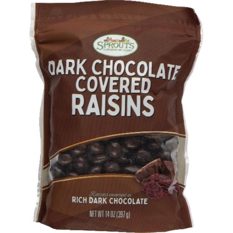 Sprouts Dark Chocolate Covered Raisins (14 oz) Instacart