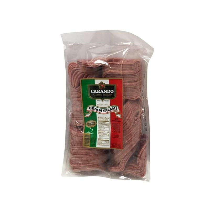 Carando Genoa Sliced Salami (5 lb) Instacart