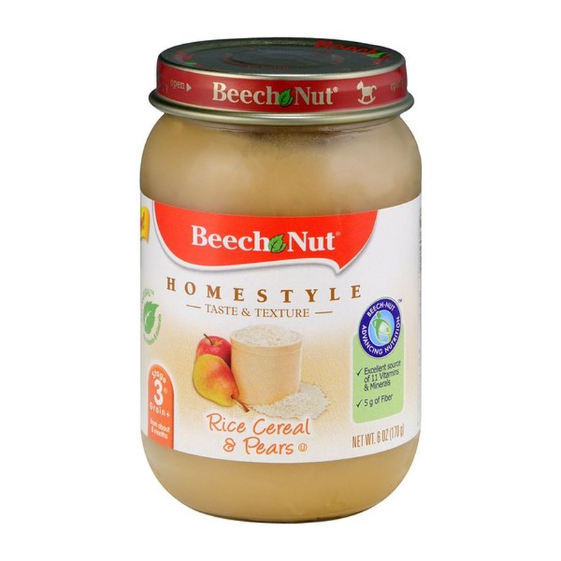 beechnut organic rice cereal