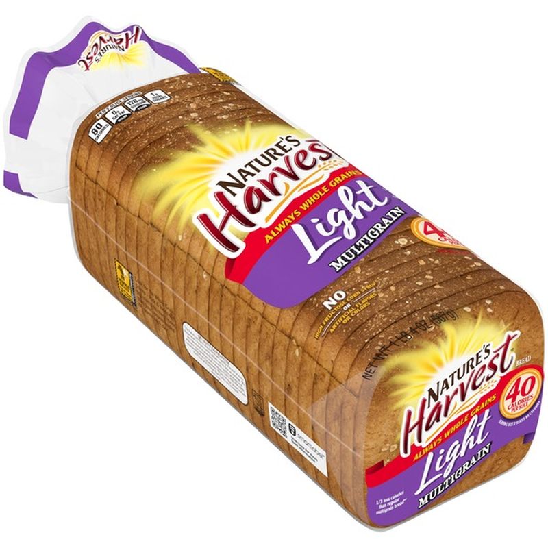Nature's Harvest Light Multigrain Bread (18 oz) Instacart
