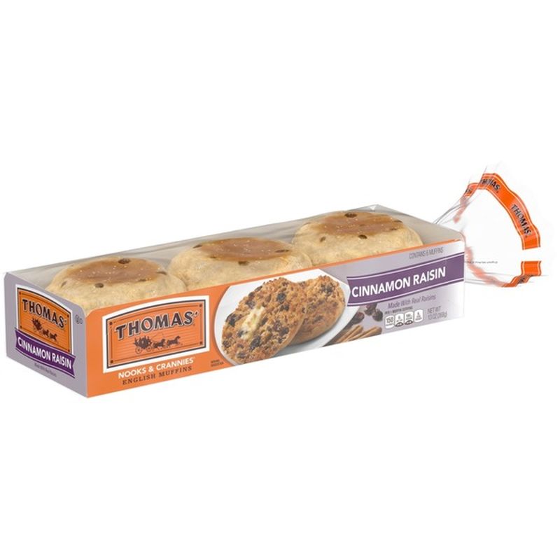 Thomas Cinnamon Raisin English Muffins (6 ct) from Gordon Food Service