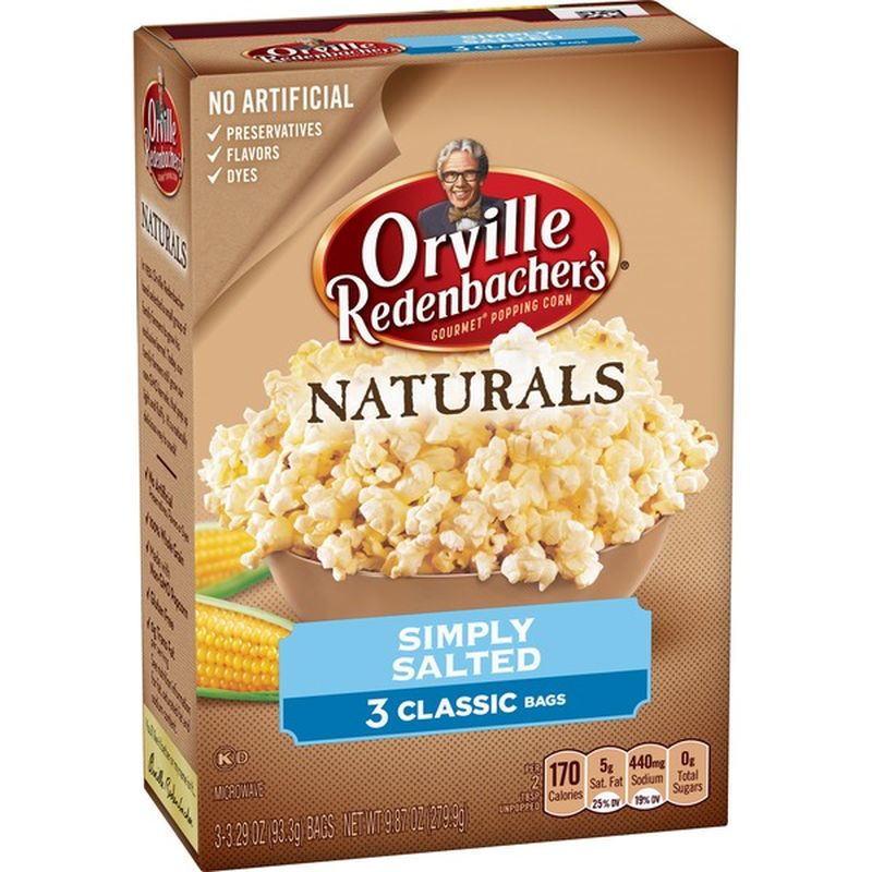 Orville Redenbacher's Simply Salted Popcorn (9.87 Oz) - Instacart