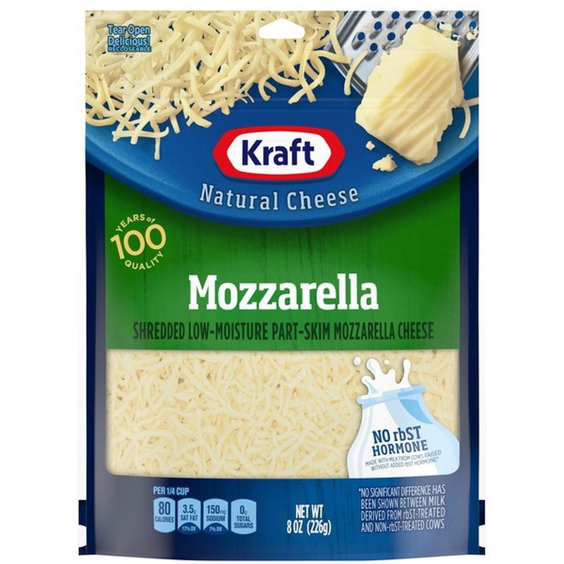 Kraft Shredded Mozzarella Cheese 8 Oz From Stop Shop Instacart