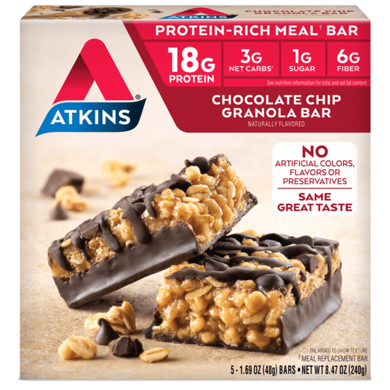 Atkins Chocolate Chip Granola Bar