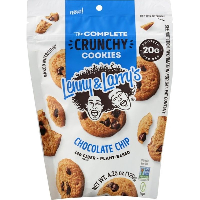 Lenny & Larry's Protein Cookies, Crunchy, Chocolate Chip (4.25 oz ...