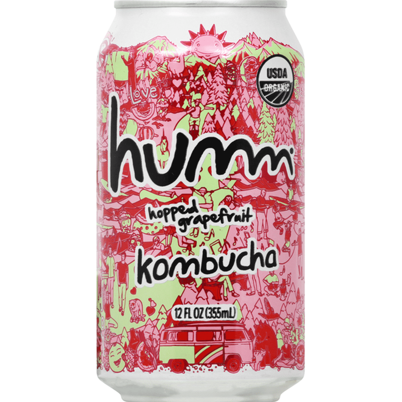 Humm Kombucha, Hopped Grapefruit (12 oz) Instacart
