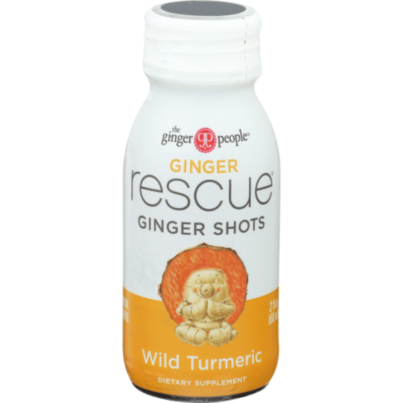 Rescue Ginger Shots The Ginger People Wild Turmeric Dietary Supplement