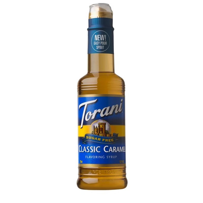 Torani Sugar Free Flavoring Syrup Classic Caramel 12 7 Oz Instacart