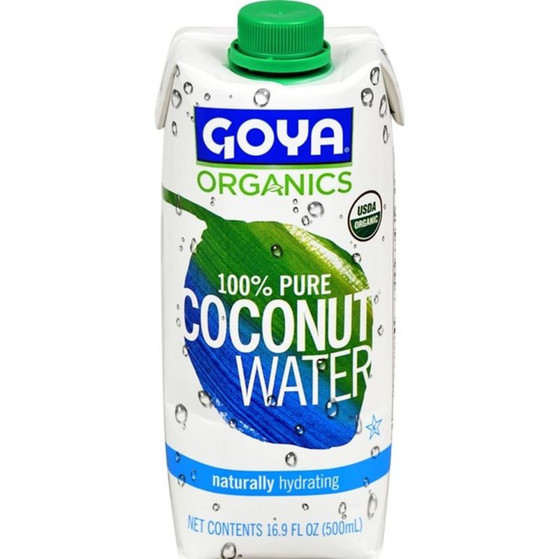Goya Organic Coconut Water, 100 Pure (16.9 fl oz) Instacart