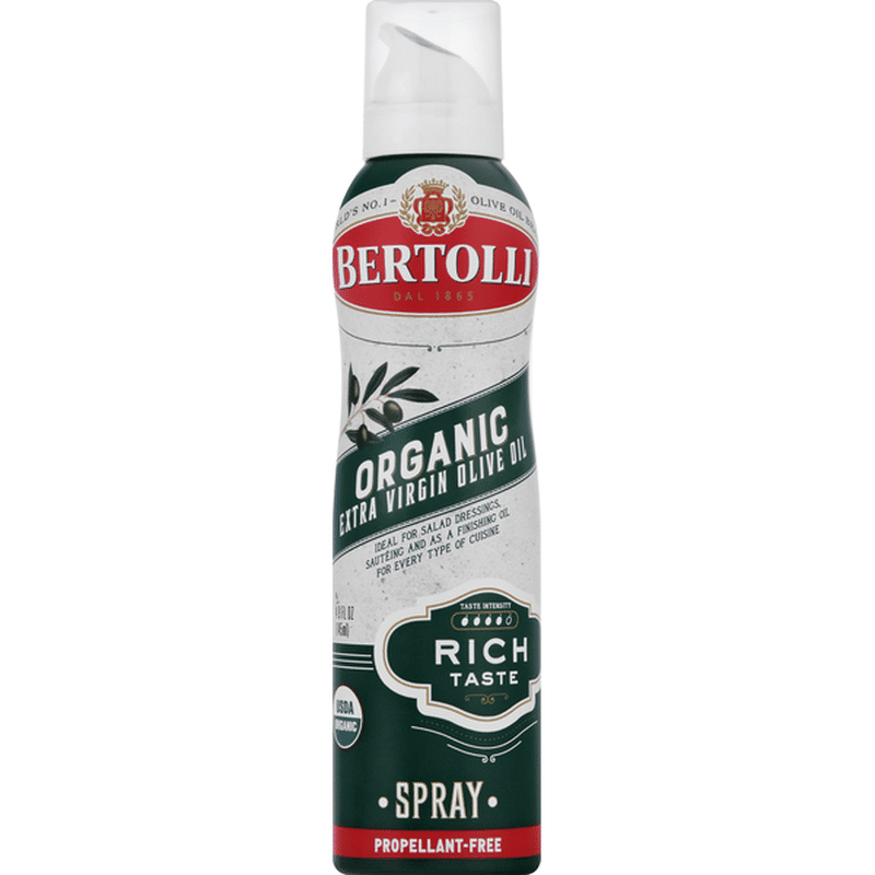 Bertolli Olive Oil, Organic, Extra Virgin, Spray (4.9 oz) from Giant