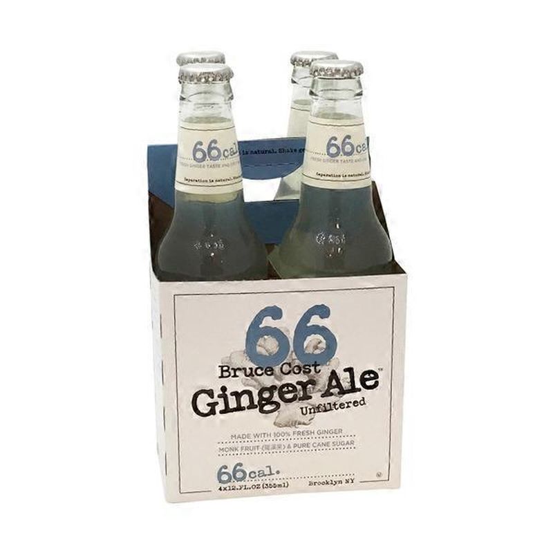 Bruce Cost 66 Calorie Unfiltered Ginger Ale (12 fl oz) Delivery or Pickup Near Me Instacart