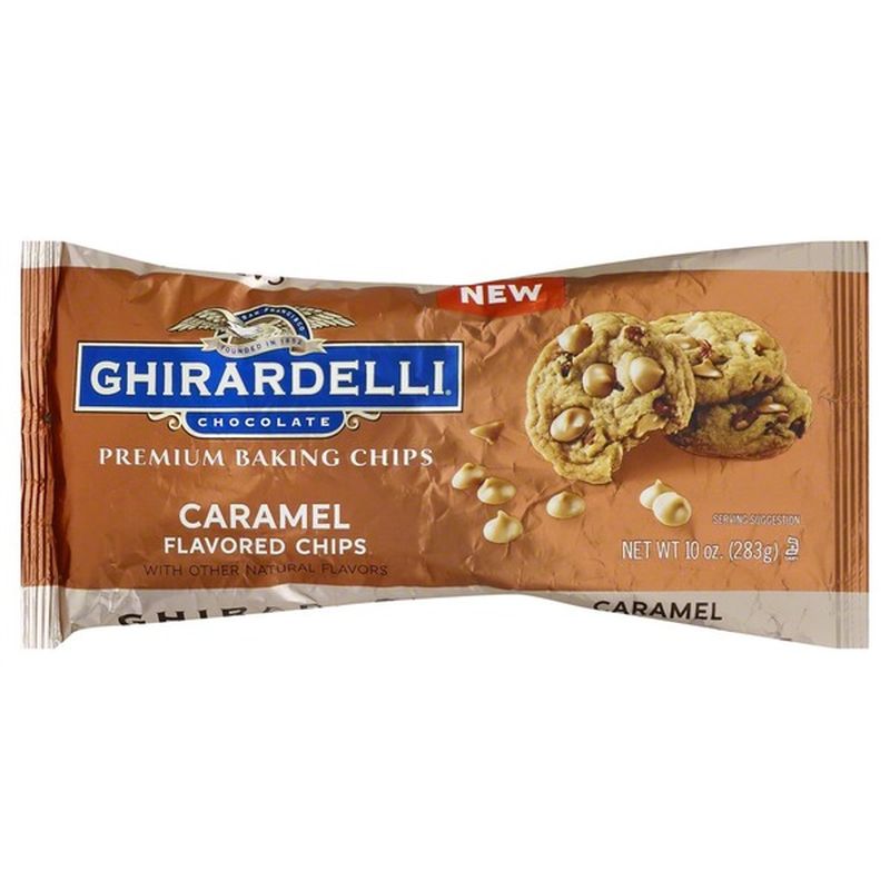 Ghirardelli Chocolate Baking Chips, Premium, Caramel Flavored (10 oz) from Stop & Shop Instacart