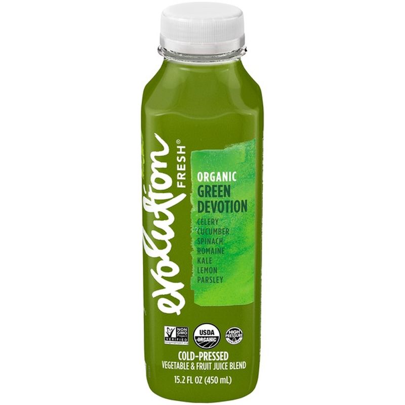 Evolution Fresh Green Devotion Organic ColdPressed Vegetable & Fruit Juice Blend (15.2 oz