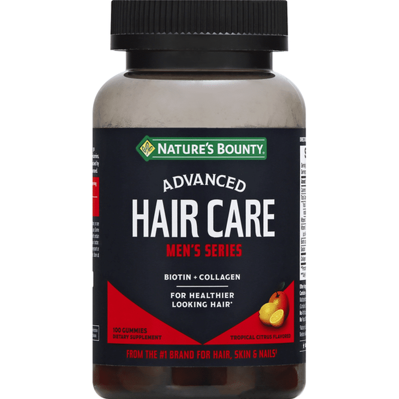 Nature's Bounty Hair Care, Advanced, Gummies, Tropical Citrus Flavored ...