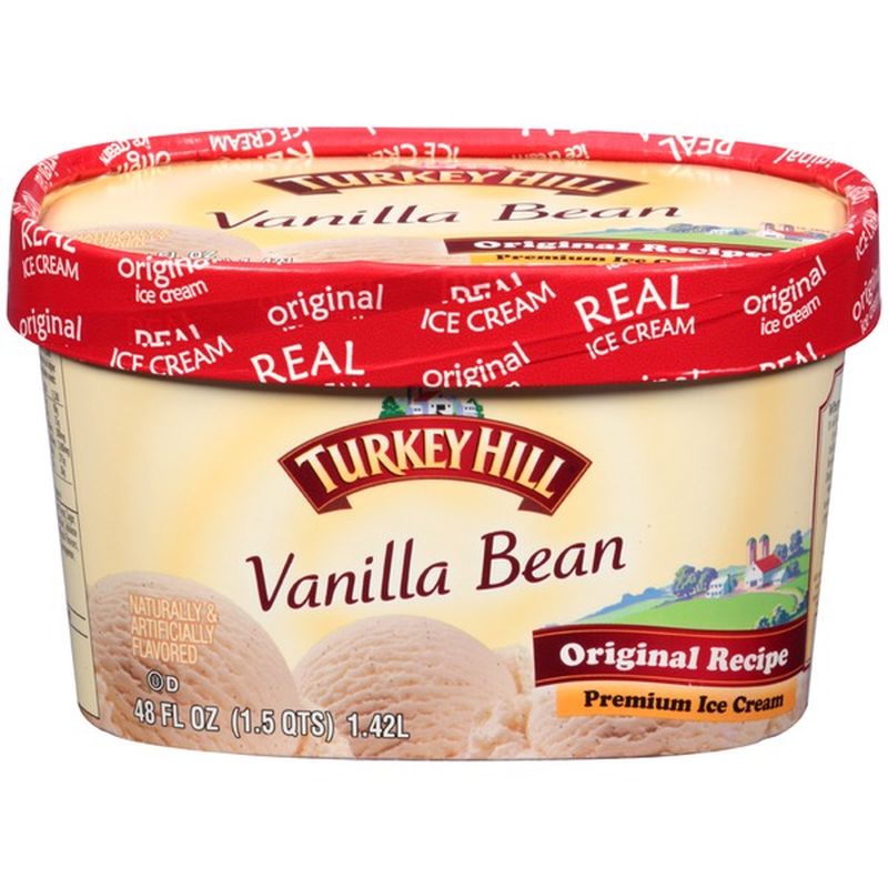 Turkey Hill Ice Cream, Premium, Vanilla Bean (48 oz) from ALDI - Instacart