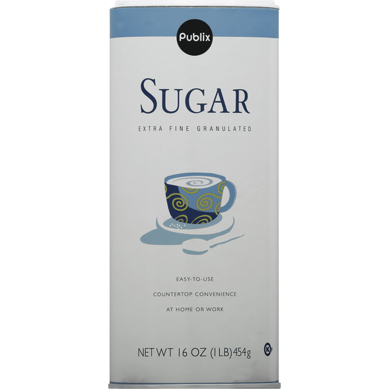 Publix Sugar, Extra Fine Granulated (16 oz) Instacart