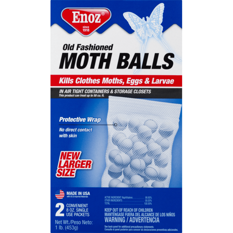 Enoz Old Fashioned Moth Balls 8 Oz Instacart