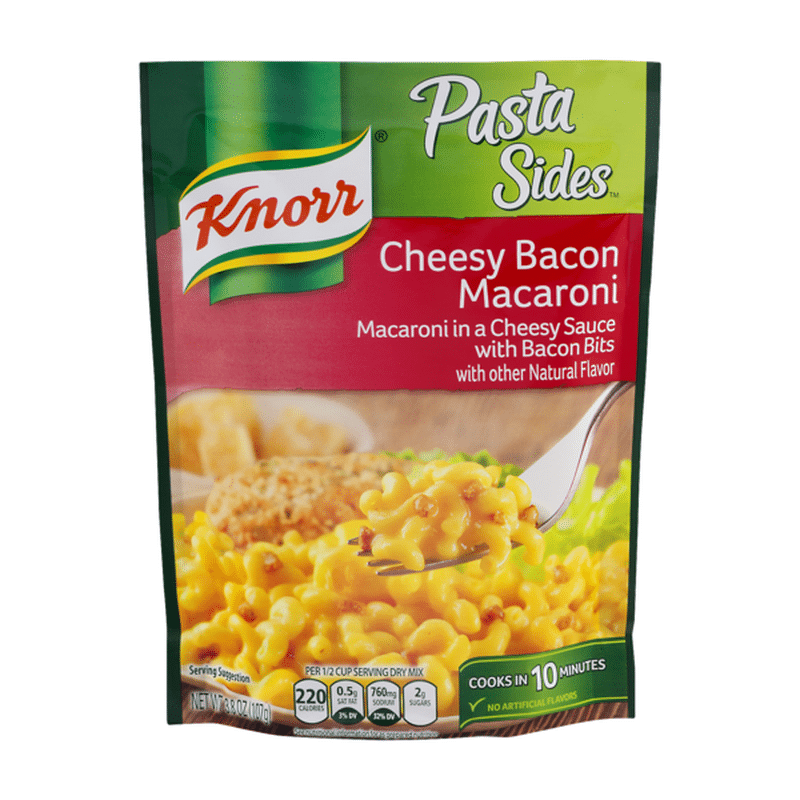 Knorr Pasta Sides Dish Cheesy Bacon Macaroni (3.8 oz) from Giant Food Stores Instacart