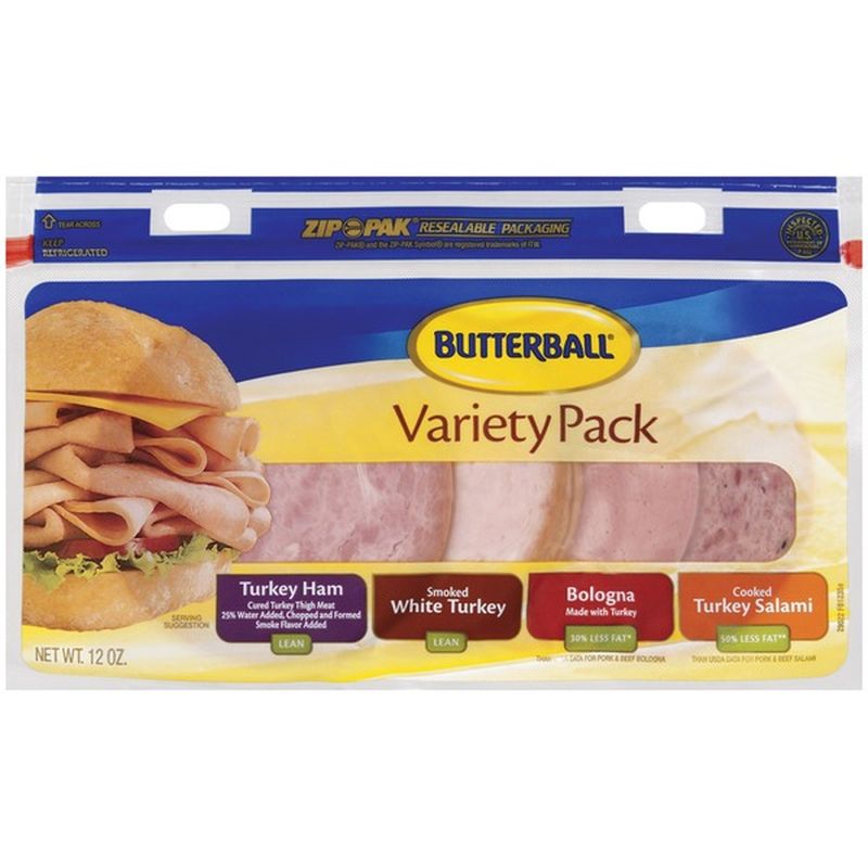 Butterball Deli Meat, Variety Pack (12 oz) Instacart