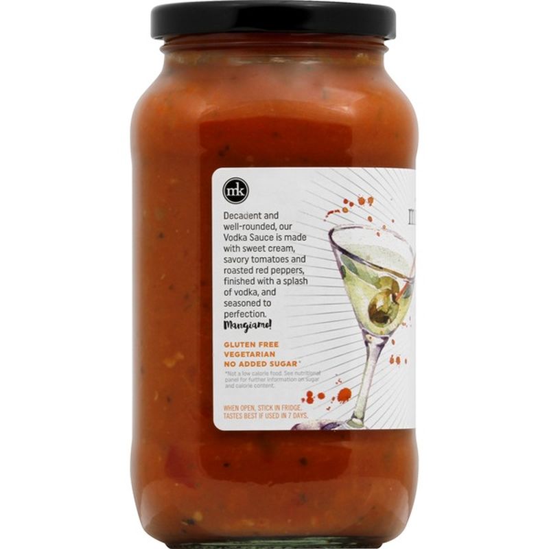Mia�s Kitchen Pasta Sauce, Vodka (25.5 oz) Instacart