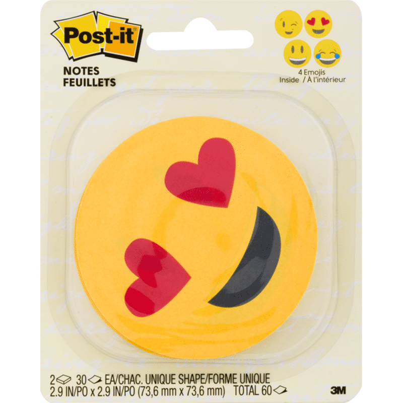 Post-it Notes Unique Shape Emoji (2 ct) Delivery or Pickup Near Me ...