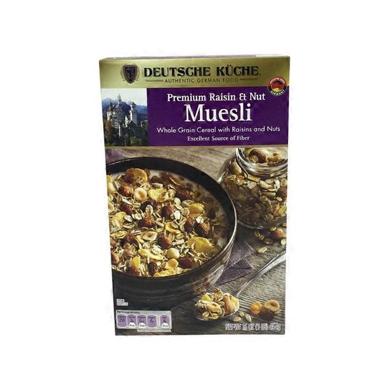 Deutsche Kuche Raisin And Nut Muesli (16 oz) - Instacart