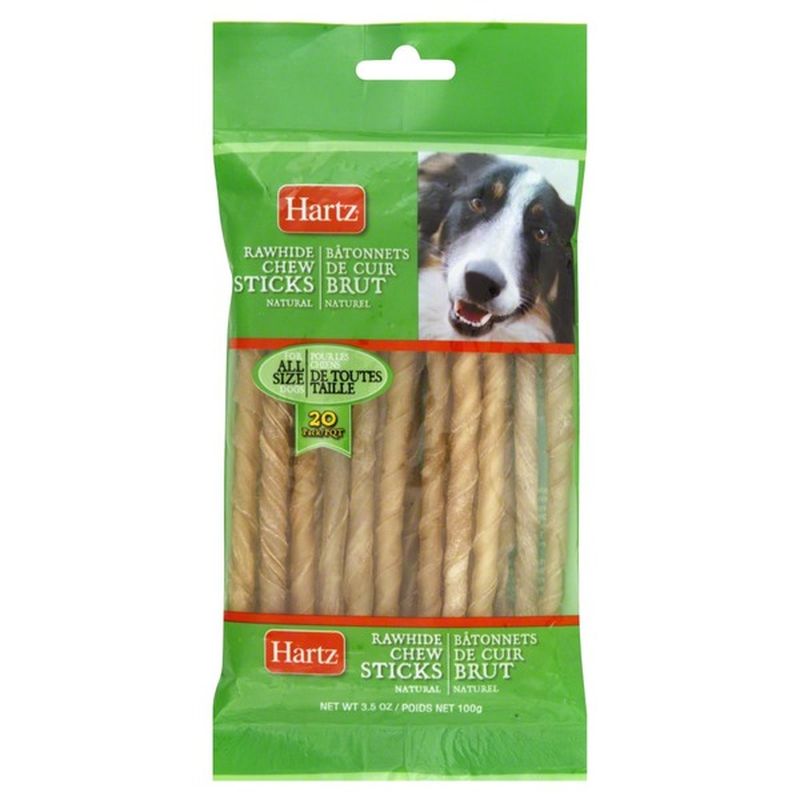 Hartz Natural Small Dog Chew Sticks Rawhide 20 CT (3.2 oz) Instacart