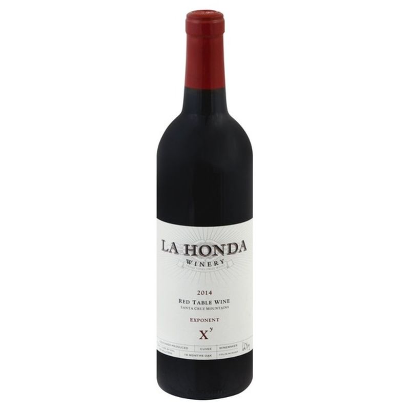 La Honda Winery Red Table Wine, Exponent X(Y), Santa Cruz Mountains