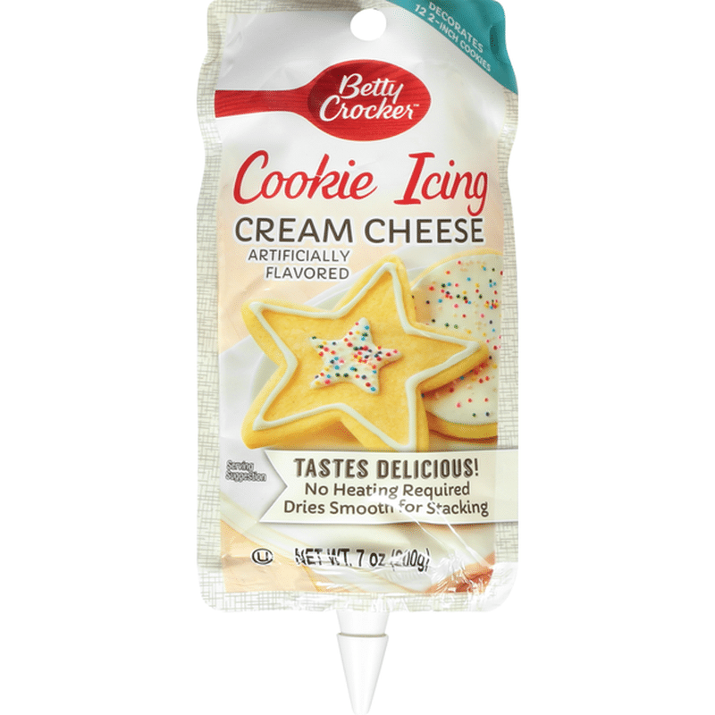 Betty Crocker Cookie Icing, Cream Cheese (7 oz) from Walmart Instacart