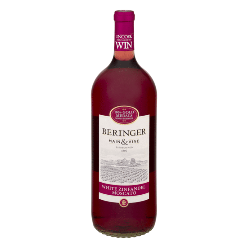 Beringer Wine White Zinfandel Moscato (1.5 L) - Instacart