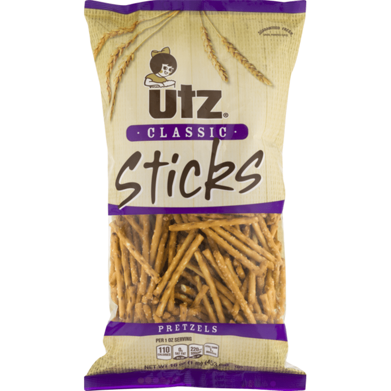 Utz Classic Pretzel Sticks (16 oz) - Instacart