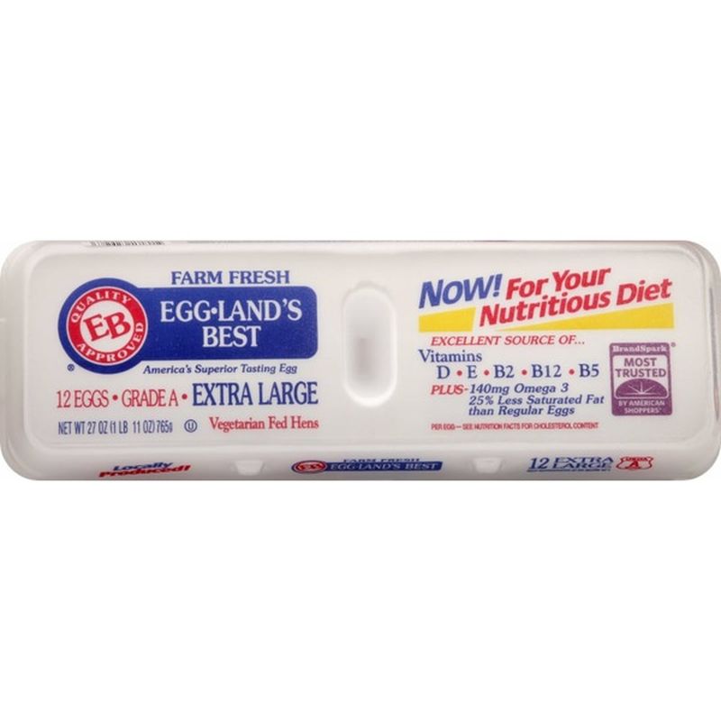 Eggland's Best Eggs, Extra Large (12 ct) from Fred Meyer Instacart